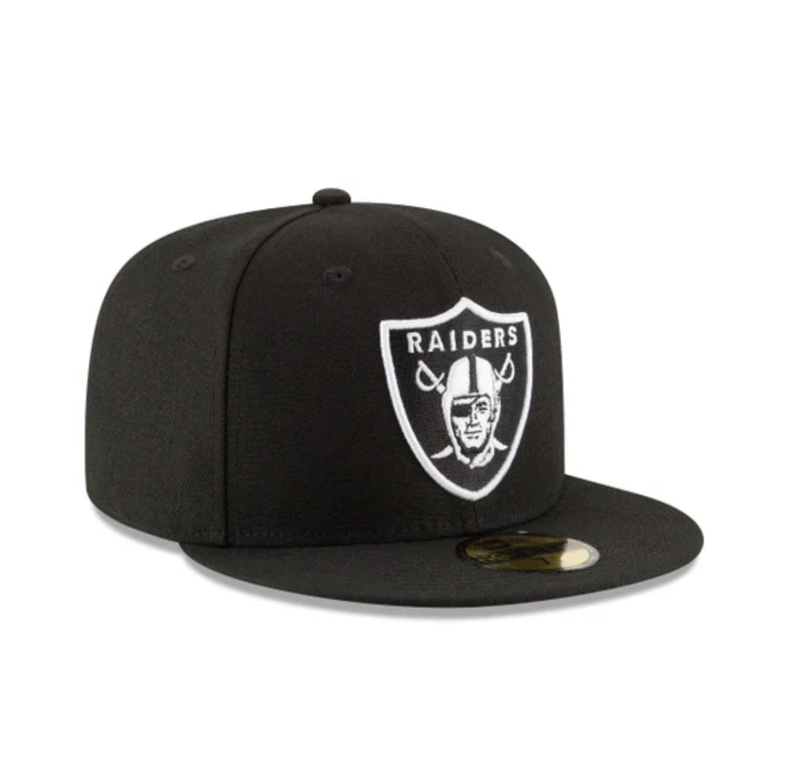 Raiders Black & White 59FIFTY Fitted