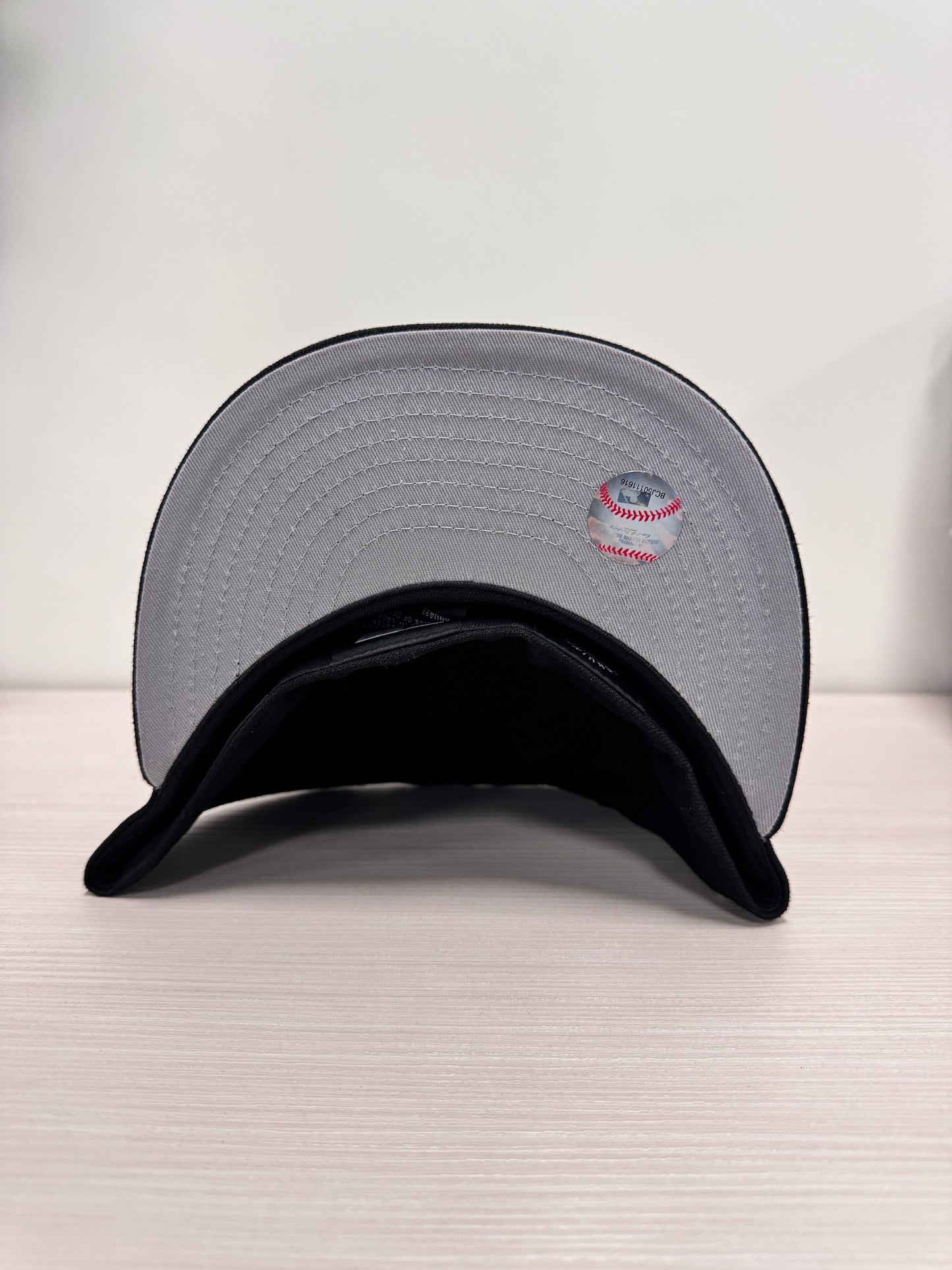 LA Dodgers Fitted Black/White Hat