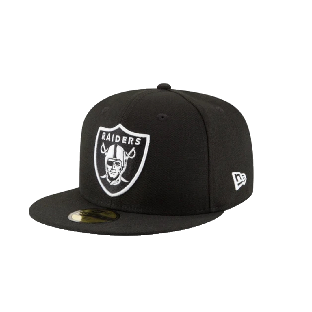 Raiders Black & White 59FIFTY Fitted
