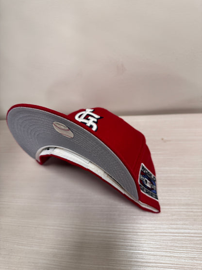 Men's St. Louis Cardinals New Era Red On-Field Authentic Collection 59FIFTY Fitted Hat