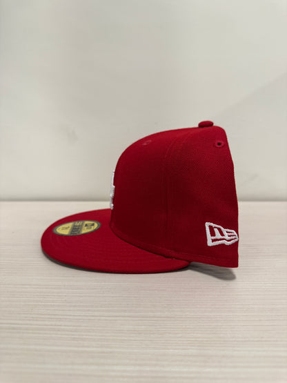LA Dodger New Era Red/White Fitted Hat