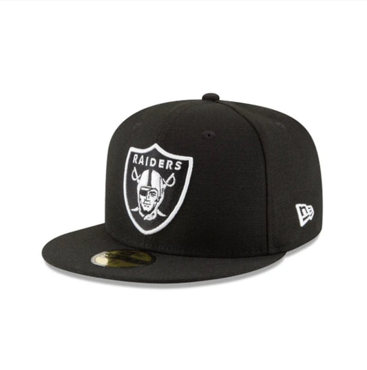 Raiders Black & White 59FIFTY Fitted