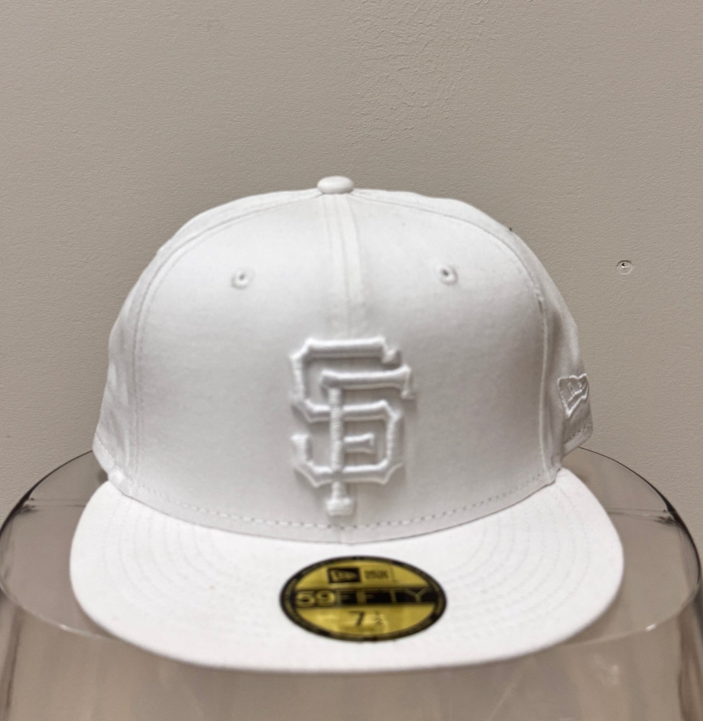 Giants White Fitted New Era Hat
