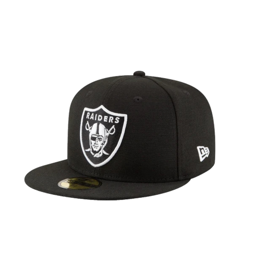 Raiders Black & White 59FIFTY Fitted
